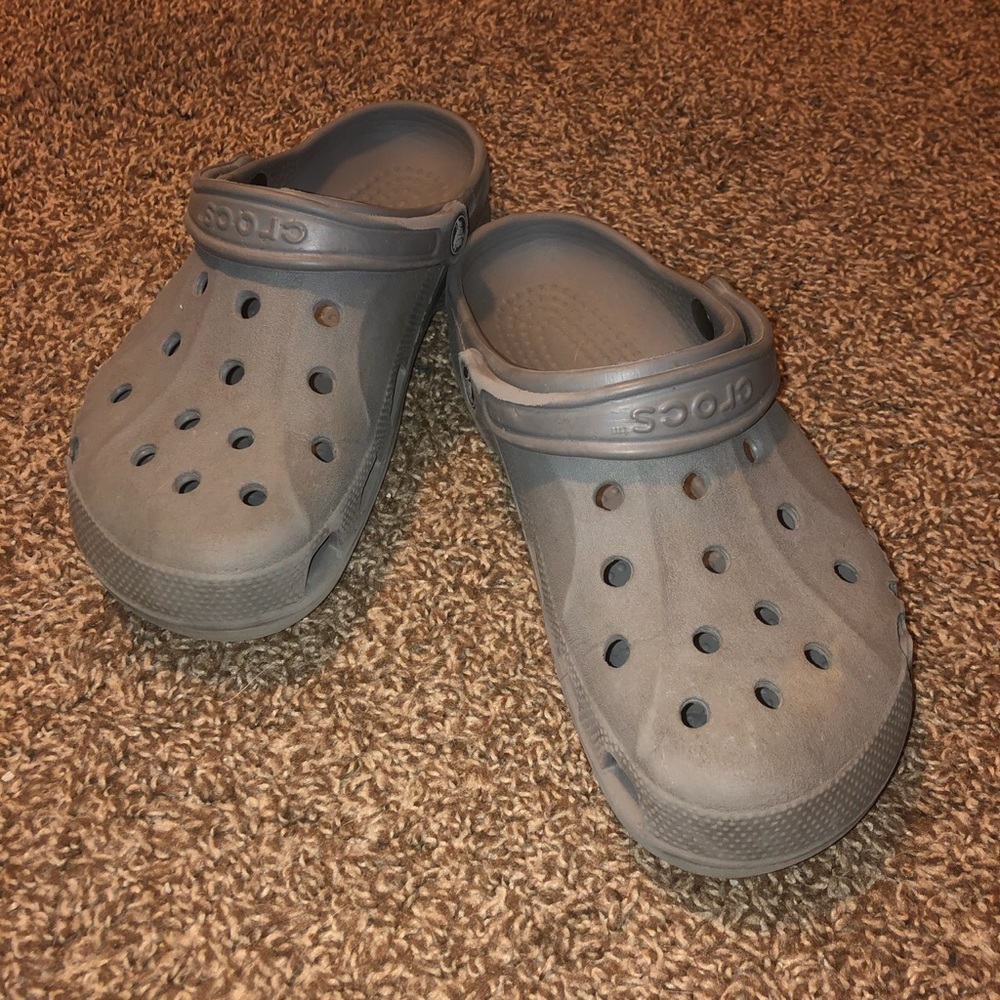 Women’s storm grey crocs